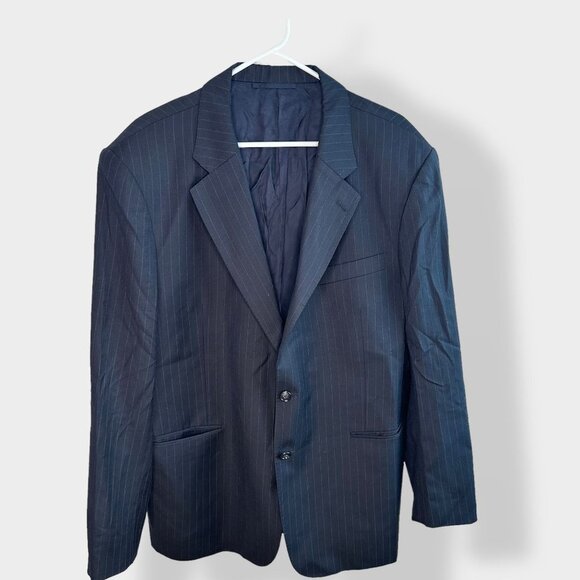 vitale barberic canonico Other - Vitale‎ Barberis Canonico Black Striped Suit Jacket 46